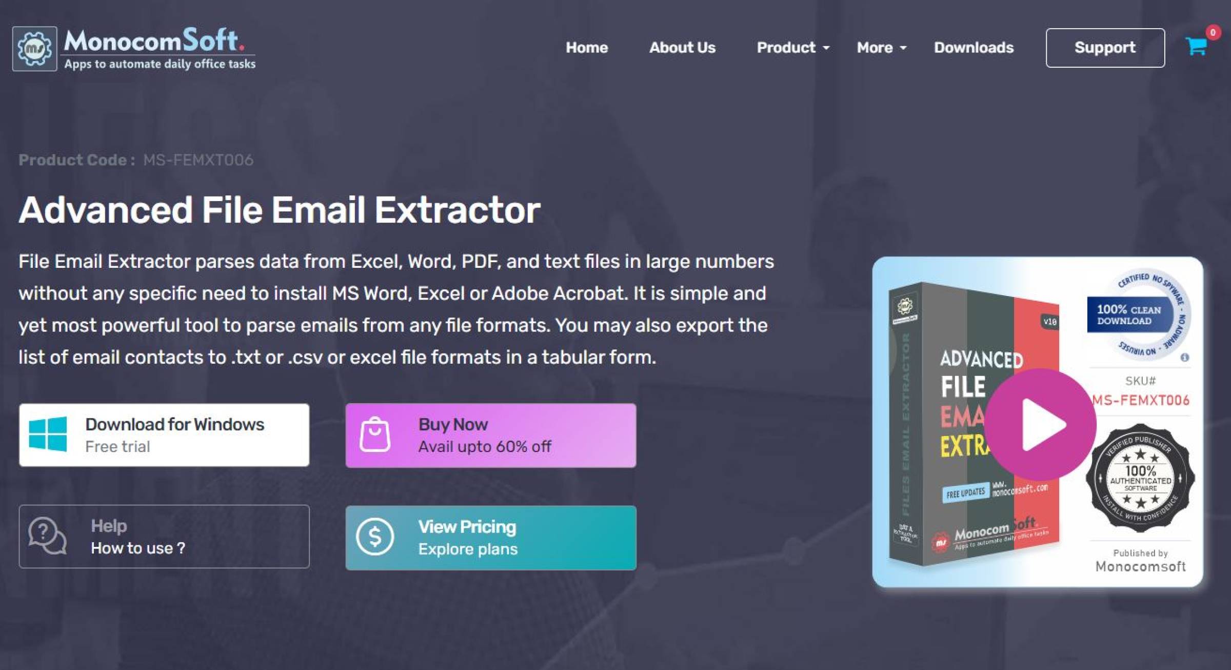 Advanced File Email Extractor